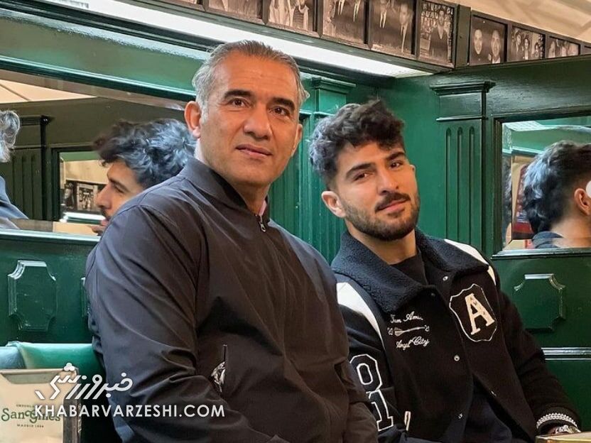 عابدزاده کنار استقلالی‌ها در گیلان/ وقتی ستاره محبوب پرسپولیس، استقلالی بود!+ عکس